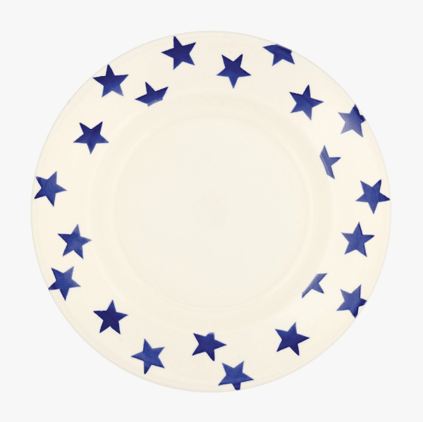 Emma Bridgewater - Blue Star Large Plate Front
