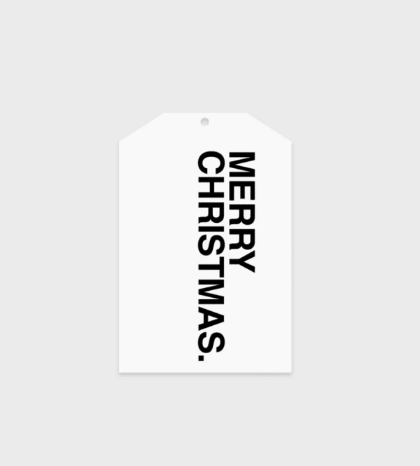 FATHER RABBIT STATIONERY | GIFT TAG | BOLD MERRY CHRISTMAS