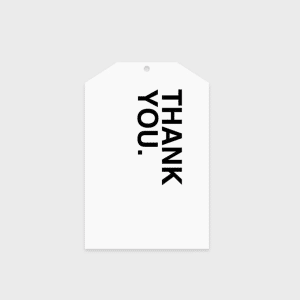 FATHER RABBIT STATIONERY | GIFT TAG | BOLD THANK YOU