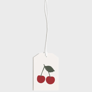 FATHER RABBIT STATIONERY | GIFT TAG | CHERRIES
