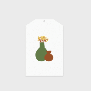 FATHER RABBIT STATIONERY | GIFT TAG | STILL LIFE VASES