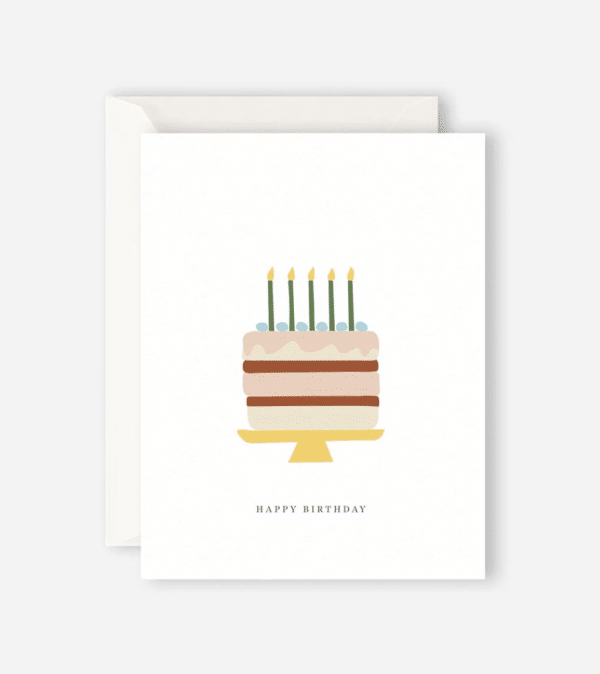 FATHER RABBIT STATIONERY | HAPPY BIRTHDAY CAKE CARD