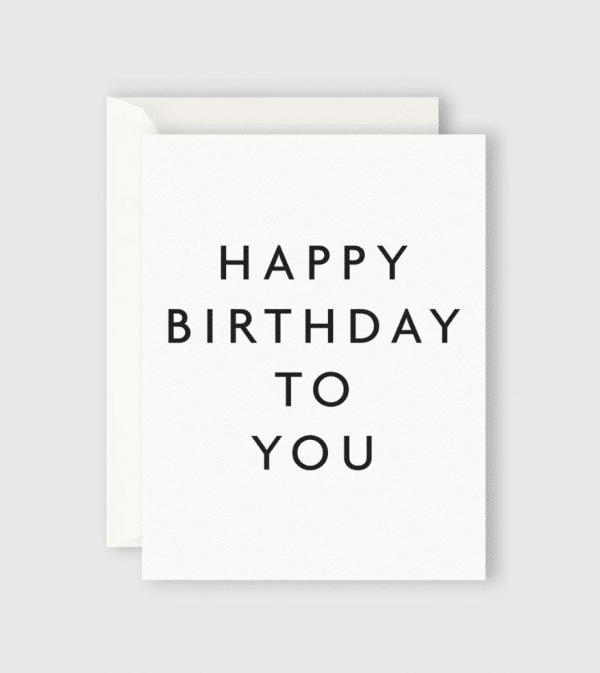 FATHER RABBIT STATIONERY | HAPPY BIRTHDAY TO YOU CARD