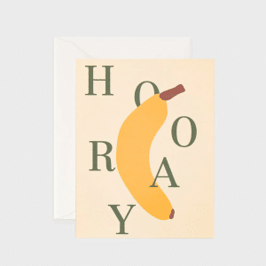 FATHER RABBIT STATIONERY | HOORAY BANANA CARD