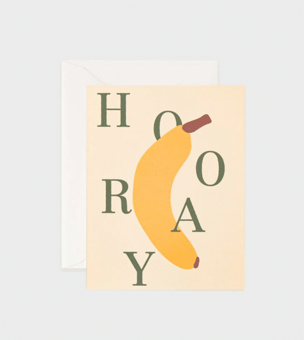 FATHER RABBIT STATIONERY | HOORAY BANANA CARD