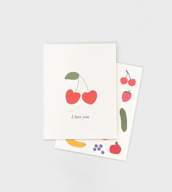 FATHER RABBIT - Card I Love You Cherries - Image 2