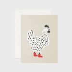 FATHER RABBIT STATIONERY | ROOSTER RED BOOTS CARD
