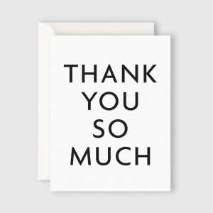 FATHER RABBIT STATIONERY | THANK YOU SO MUCH CARD