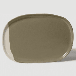 Oval Platter / Olive Green
