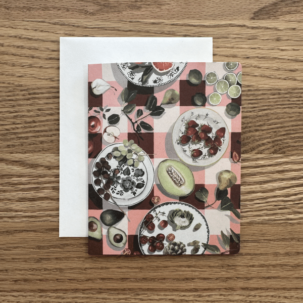 Bespoke Press - Card Red Gingham by Whitney Spicer