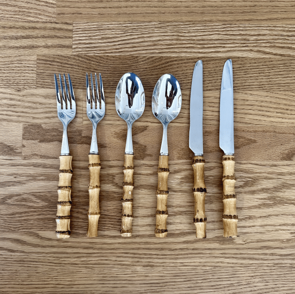 Bamboo Cutlery Set 6 Piece 6