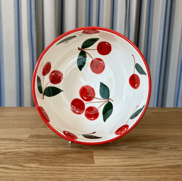 JACKA DESIGN - Salad Bowl Summer Cherries Deep