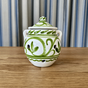 JACKA DESIGN - Spanish Garlic Jar - Green Vine