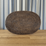 JACKA DESIGN - Cove Oval Placemat Brown Set of 2