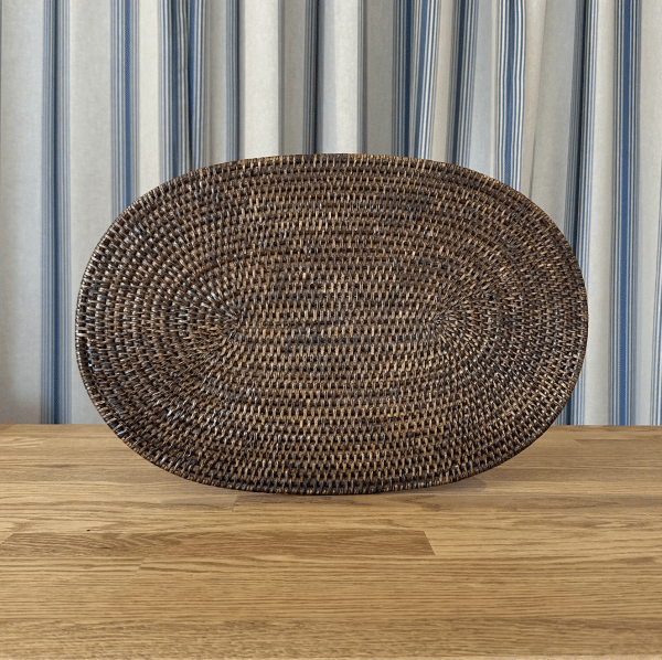 JACKA DESIGN - Cove Oval Placemat Brown Set of 2