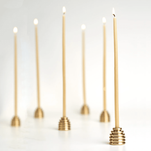 QUEEN B - Beeswax Candle 30cm Bee Light Set 10 A
