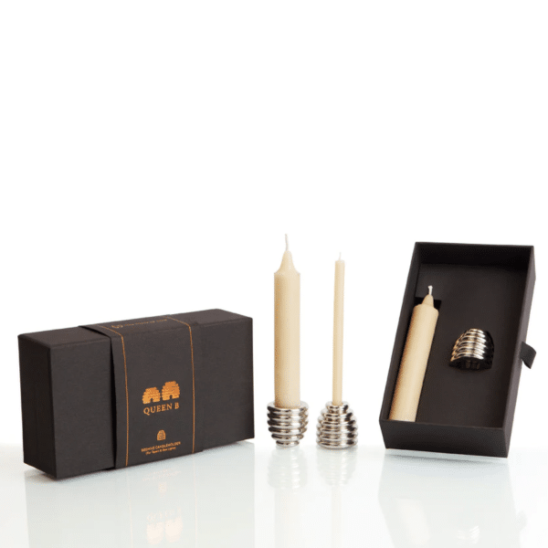 QUEEN B - Beeswax Candle Black Label Gift Set A