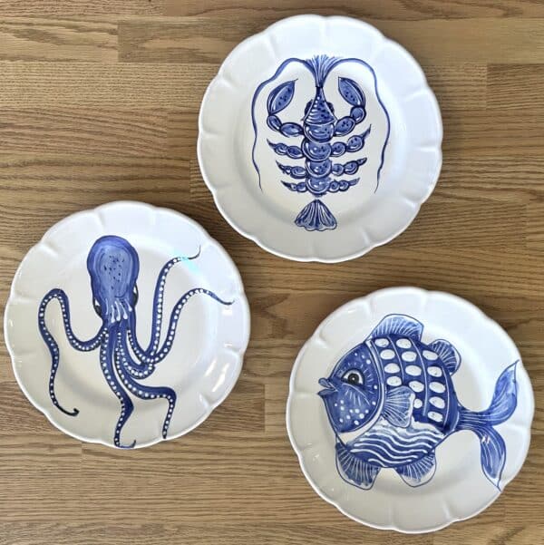 Amalfi - Lobster Ocean Dinner Plate - Image 2