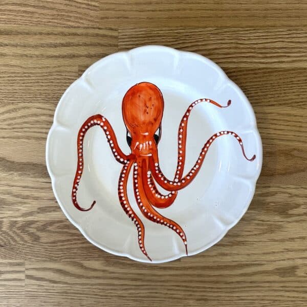Amalfi - Octopus Summer Dinner Plate