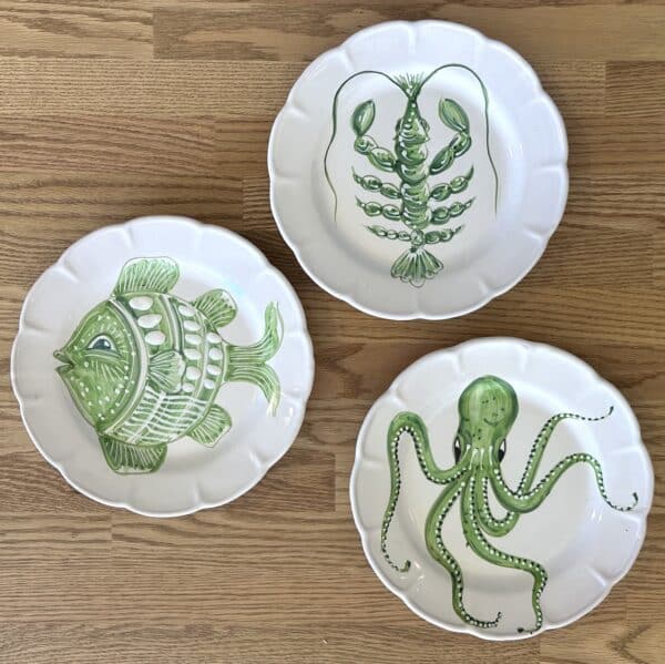 Amalfi - "Exclusive" Fish Seaweed Dinner Plate - Image 2