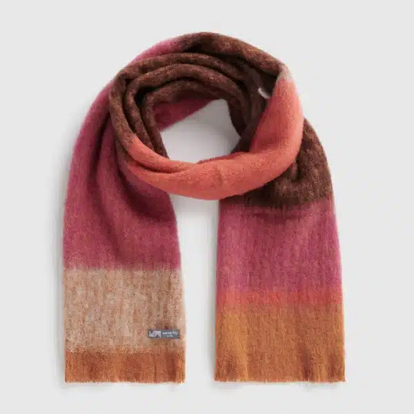 Waverley Mills- Quartz Scarf in Ruby