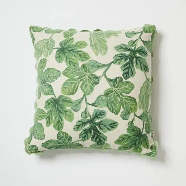 Bonnie & Neil - Fig Green Cushion 60cm
