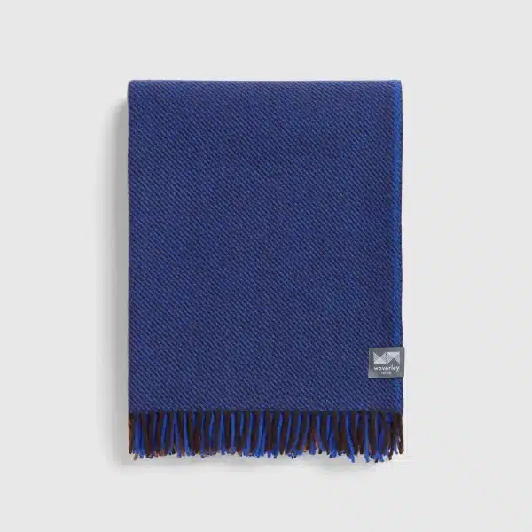 Waverley Mills- Gem Throw in Cobalt - Image 2