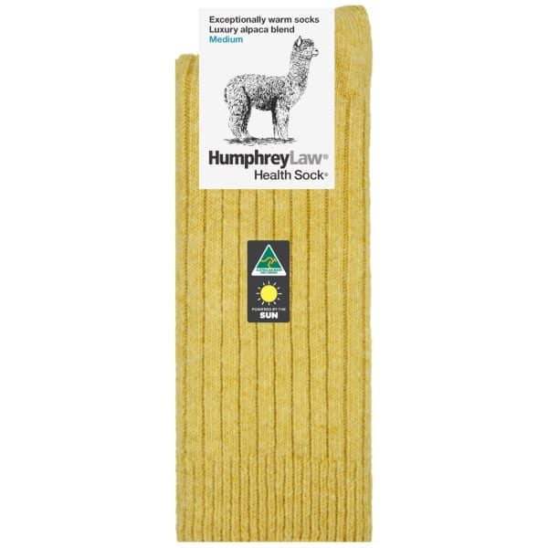 Humphrey Law- Alpaca Socks Empire Yellow