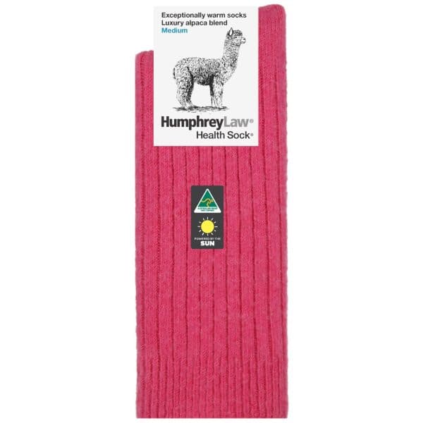 Humphrey Law- Alpaca Socks Fuchsia