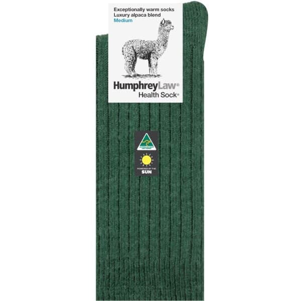 Humphrey Law- Alpaca Socks Hunter Green