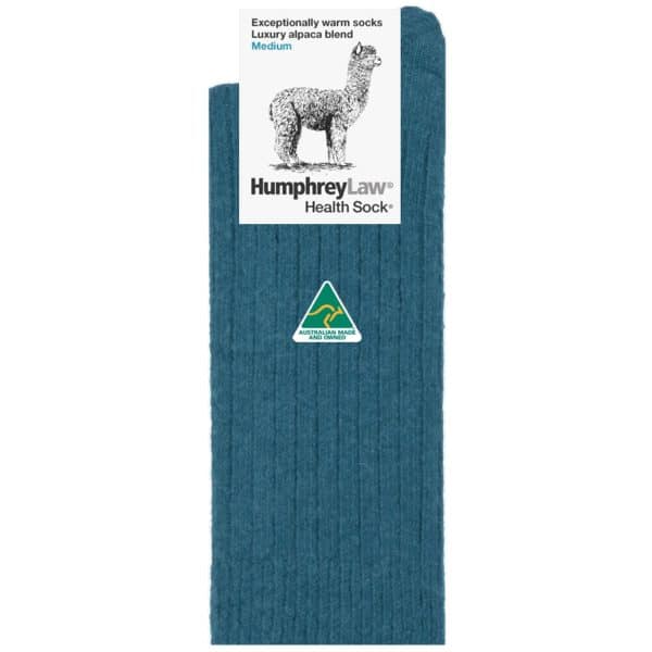 Humphrey Law- Alpaca Socks Teal