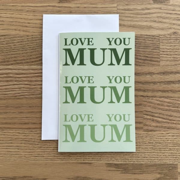 JACKA DESIGN - Card LOVE YOU MUM Spring