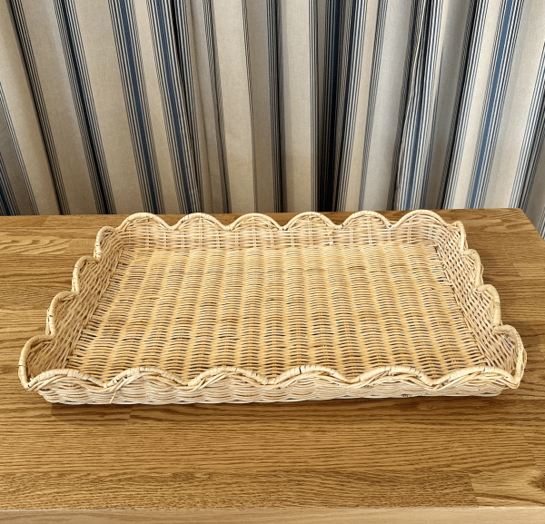 JACKA DESIGN - Decor Wave Rattan Tray Large