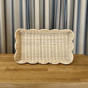 JACKA DESIGN - Decor Wave Rattan Tray Small