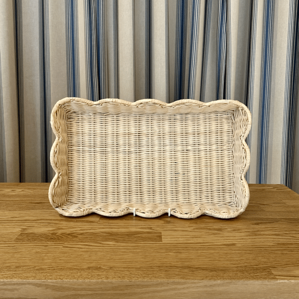 JACKA DESIGN - Decor Wave Rattan Tray Small