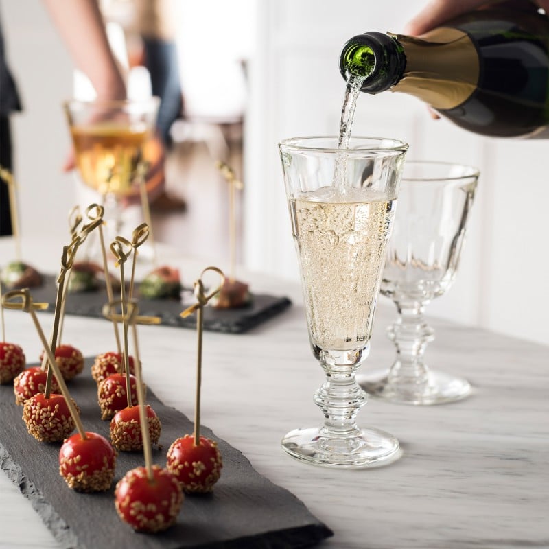 mosaique larochere perigord champagne flute