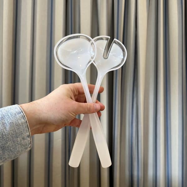 Guzzini - Dolce Salad Servers Snow