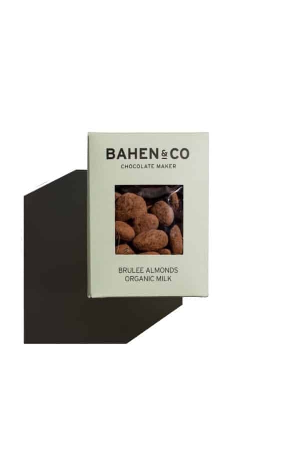 Bahen & Co - Coated Brulee Almonds & Organic Milk