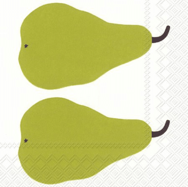 Marimekko - Napkins Green Pears