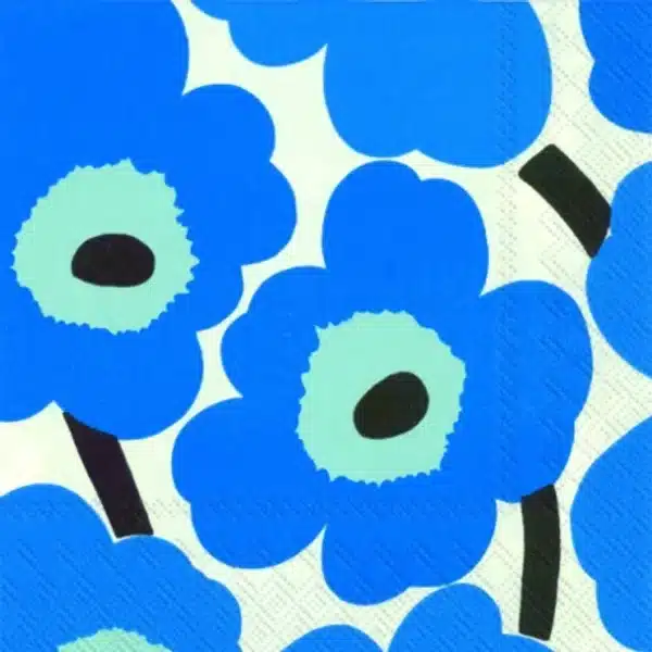 Marimekko - Napkins Unikko Blue