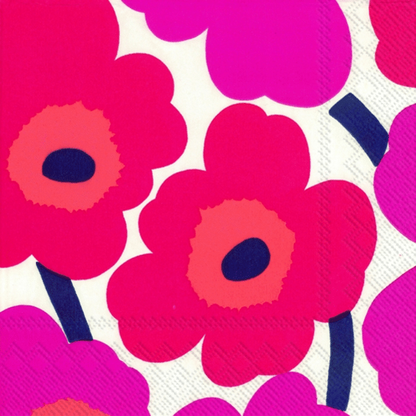 Marimekko - Napkins Unikko Red