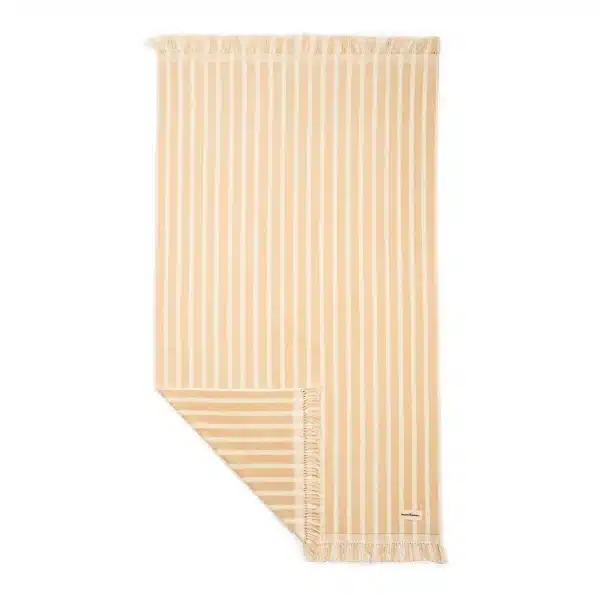 Business & Pleasure - Beach Towel Monaco Stripe Natural - Image 2