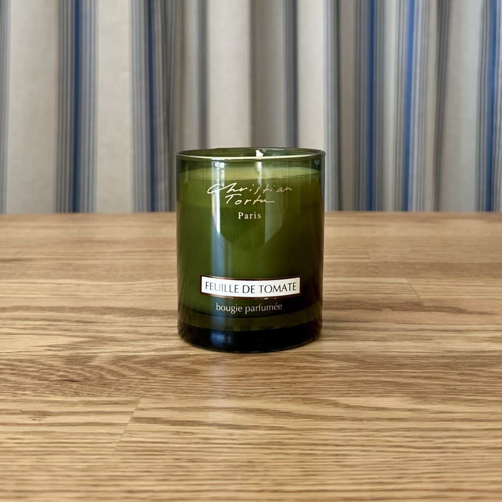 Christian Tortu –  Candle Feuille de Tomate