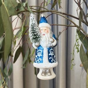 JACKA DESIGN - Decoration Santa & Tree Blue
