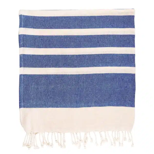 JACKA DESIGN - Turkish Beach Towel Navy - Image 2