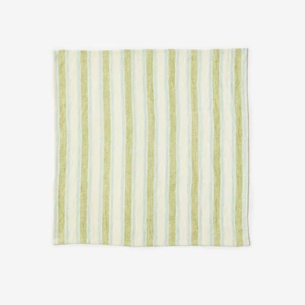 Bonnie & Neil - Napkins Linear Green Set 4