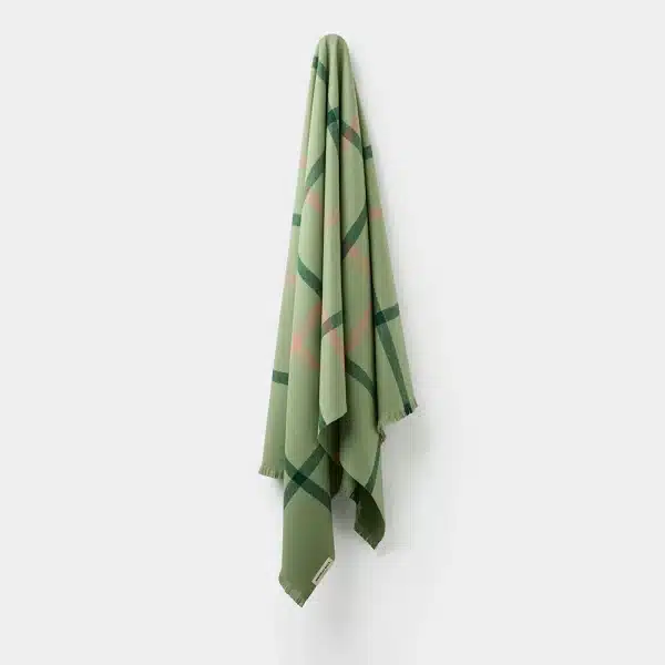 Waverley Mills - Summer Plaid Throw in Acacia Green - Image 2