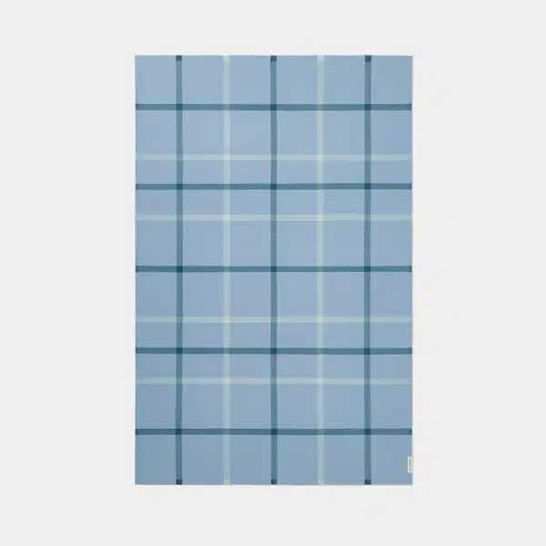 Waverley Mills - Summer Plaid Throw in Wineglass Bay Blue