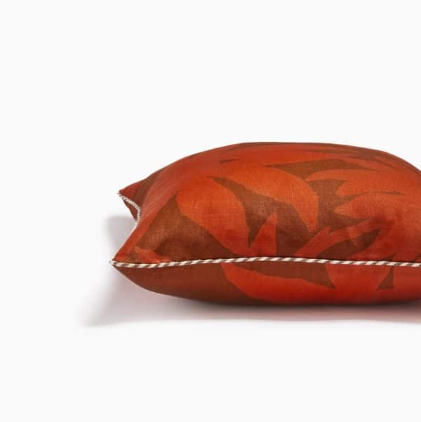 Bonnie & Neil - Fleur Orange Cushion 50cm - Image 2