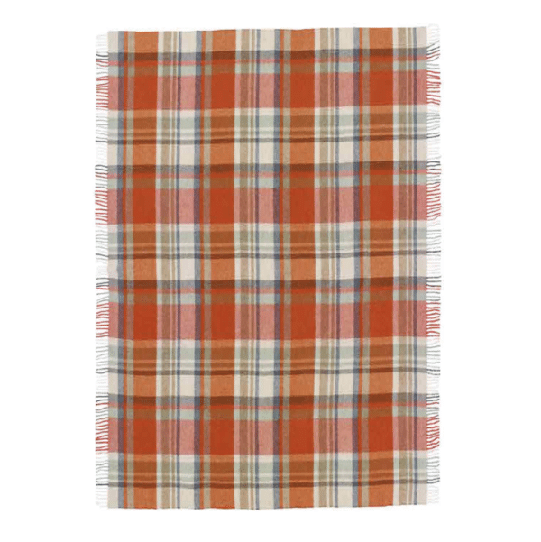 Bronte By Moon- Portree Throw - Orange